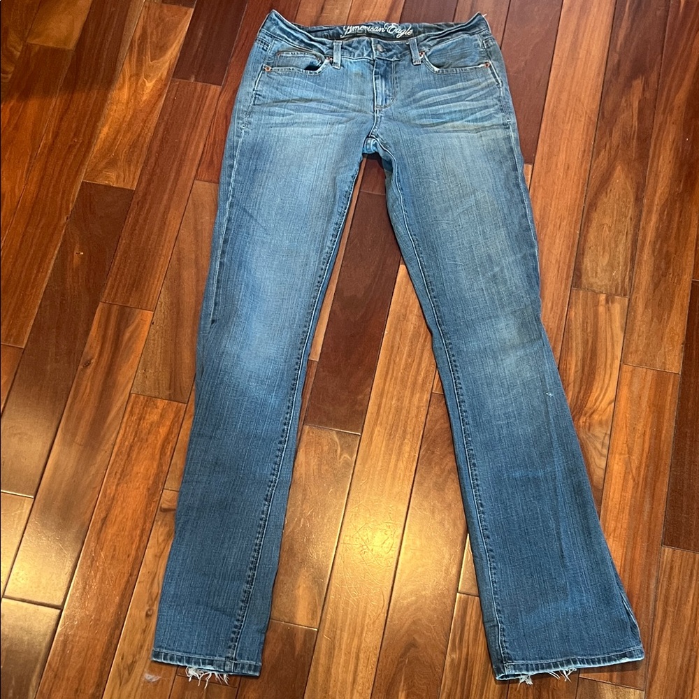 Women’s Blue boot cut Jeans 6 xtra long